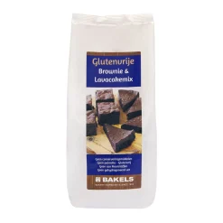 Bakels Brownie & Lavacakemix Glutenvrij 1kg