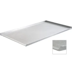 Bakplaat Aluminium Geperforeerd 60x40cm (3 randen 90°)