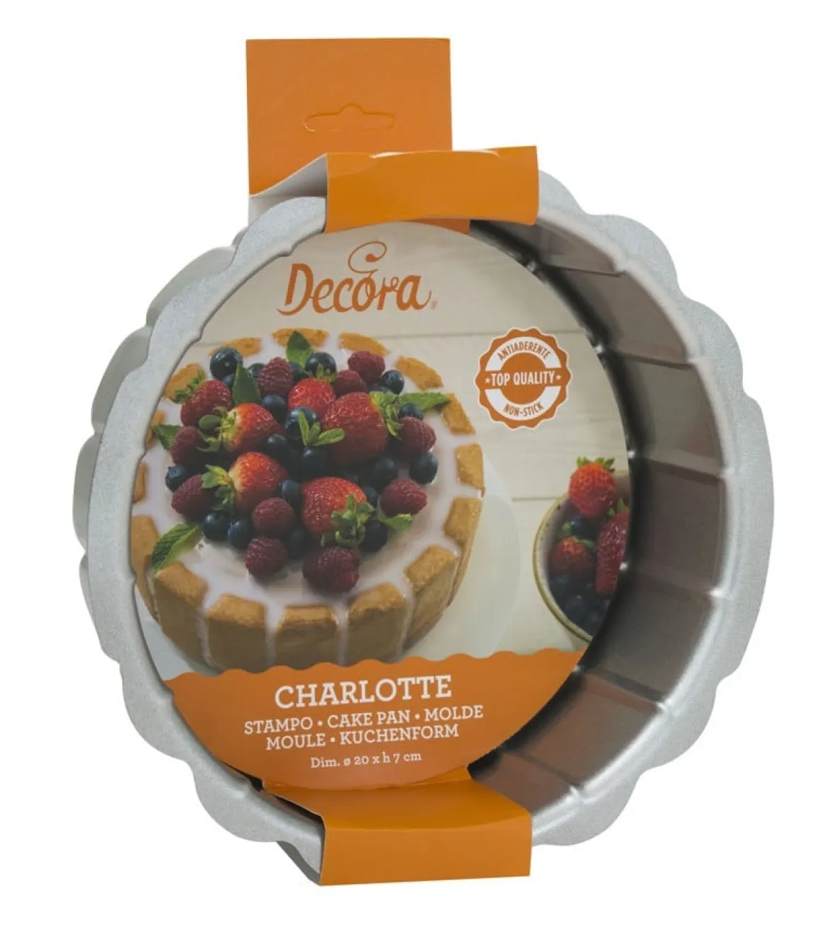 Bakvorm Charlotte Ø20x7(h) cm