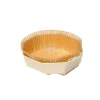Bakvorm Hout Achthoek 11x3,5cm + Bakpapier (per stuk)