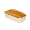 Bakvorm Hout Rechthoek 20,5x11x6cm + Bakpapier (per stuk)