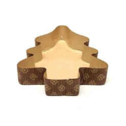 Bakvorm Karton Kerstboom 16x14x3,5cm (per stuk)