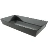 Bakvorm Karton Rechthoek Zwart 21x10x3,5cm (per stuk)