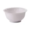 Beslagkom wit met voet 4 liter (Ø28 cm)