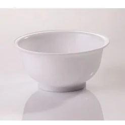 Beslagkom wit met voet 2,5 liter (Ø23 cm)