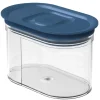 Biesse Bewaardoos Ovaal Luchtdicht Blauw 0,75L