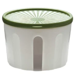 Biesse Bewaardoos Rond Luchtdicht Groen/Transparant 1,5L
