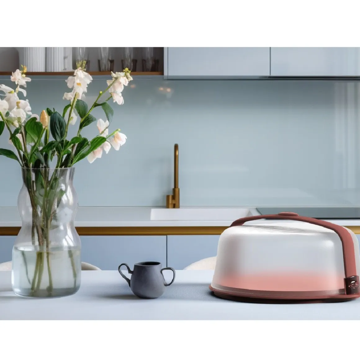 Biesse Transportdoos Taart Rood Ø30x10cm