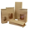 Blokbodemzak Kraft Groot Hersluitbaar 155x70x242mm