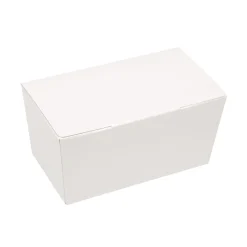 Bonbondoosje Wit Glans -750 gram- 25 stuks**