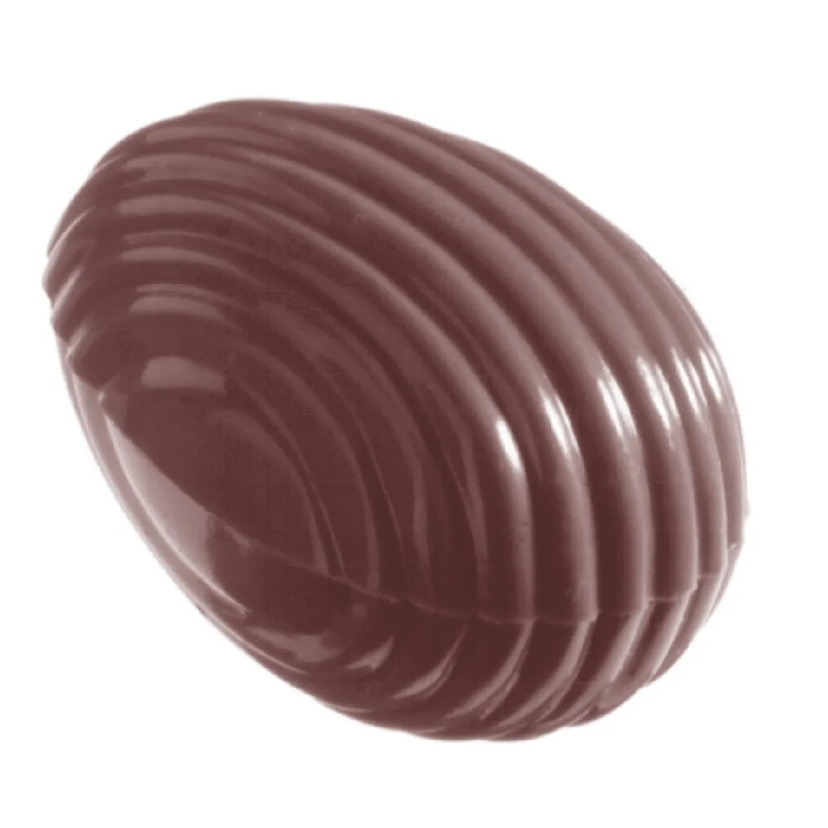 Bonbonvorm Chocolate World Gestreept Ei (32x) 32x22x11mm