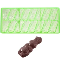 Bonbonvorm Chocolate World GL Haas Caraque (16) 67x25x10mm**