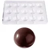 Bonbonvorm Chocolate World Halve Bol (15x) Ø38x19mm