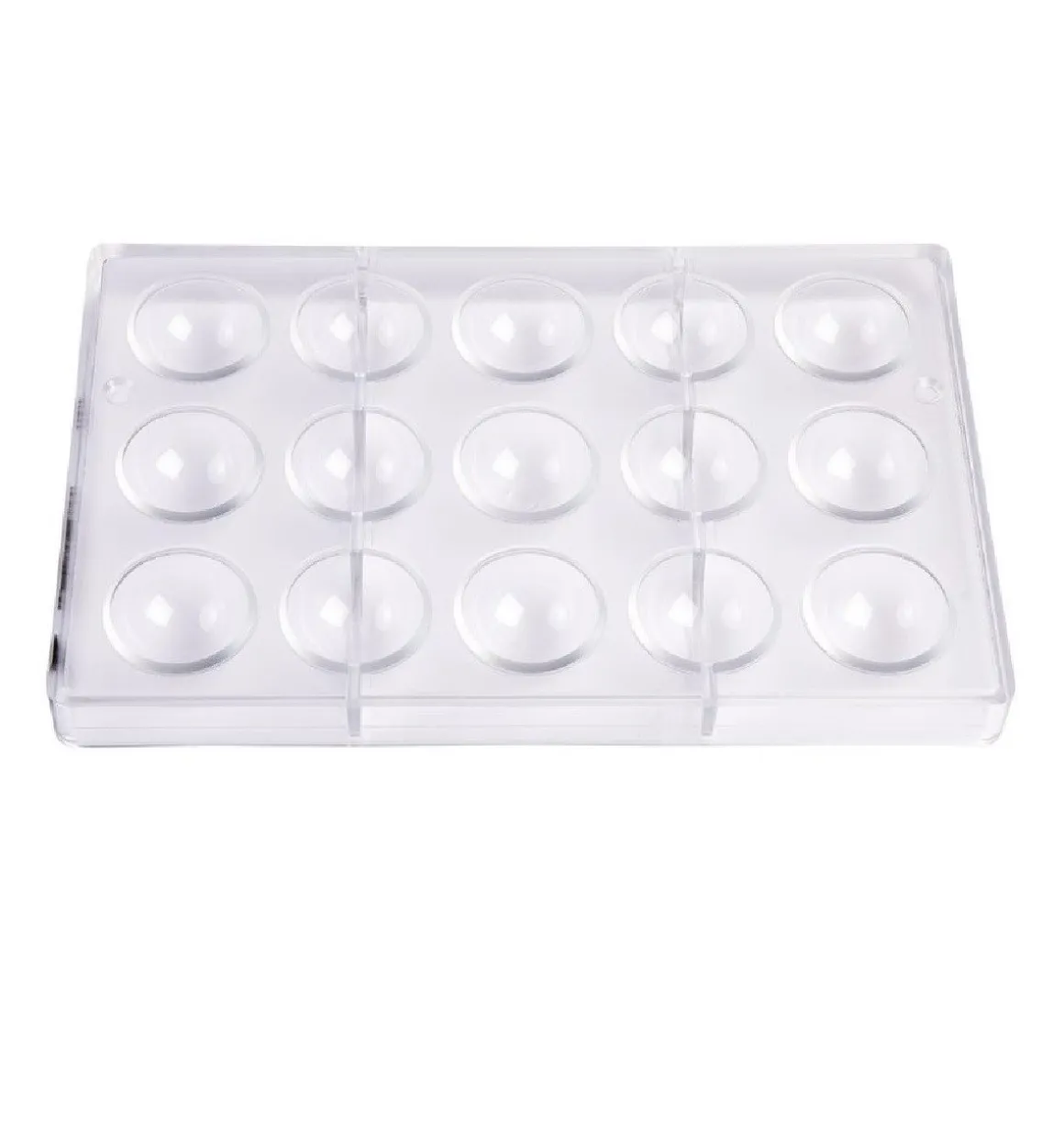 Bonbonvorm Chocolate World Halve Bol (15x) Ø38x19mm