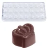 Bonbonvorm Chocolate World Kroon (24x) 33x27mm