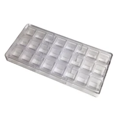 Bonbonvorm Chocolate World Kubus (24x) 26x18,5mm**