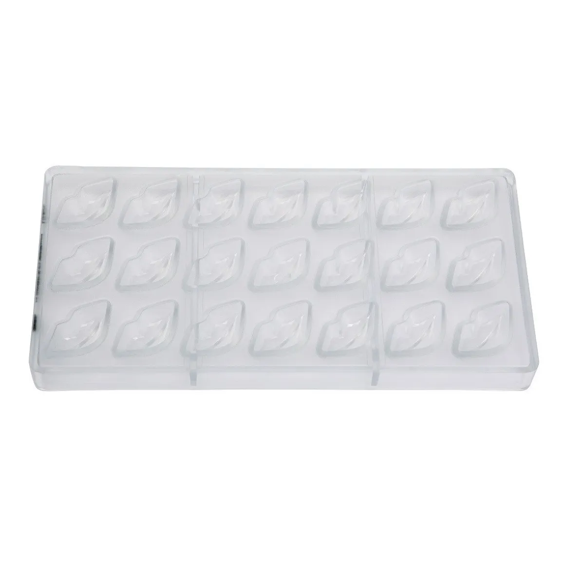 Bonbonvorm Chocolate World Lippen Facet (21x) 42x21x15mm