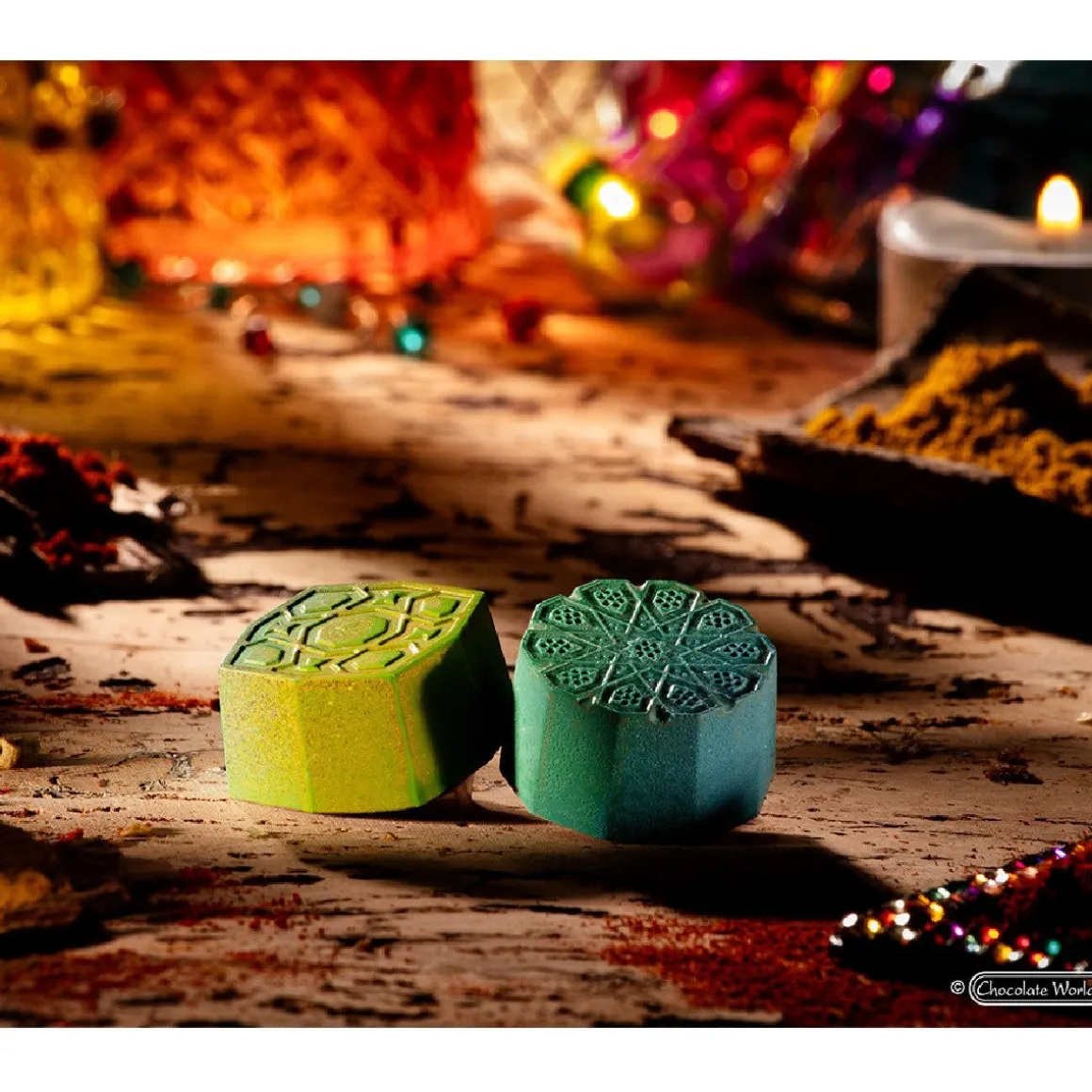 Bonbonvorm Chocolate World Oosters (21x) 29x30x16mm
