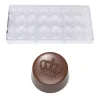Bonbonvorm Chocolate World Praline Kroon (21x) Ø30,5x16mm