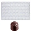 Bonbonvorm Chocolate World Rond Swirl (40x) Ø28 mm