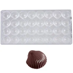 Bonbonvorm Chocolate World Sint Jacobsschelp (32x)28x30x9mm