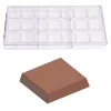 Bonbonvorm Chocolate World Vierkant (21x) 30,5x5,5mm