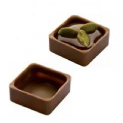 Bonbonvorm Chocolate World Vierkante Schelp (24x) 27x12mm**