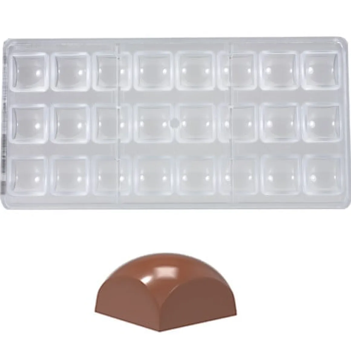 Bonbonvorm CW Square Sphere (24x) 25,5x25,5x15 mm