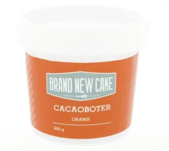 BrandNewCake Cacaoboter gekleurd Oranje 200g