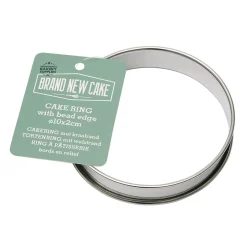 BrandNewCake Cakering met Kraalrand Ø10x2cm