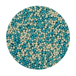 BrandNewCake Chocolade Crispy Parels Blauw/Wit 190g
