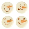 BrandNewCake Chocoladedecoratie Sneeuwpop Gezicht 96st