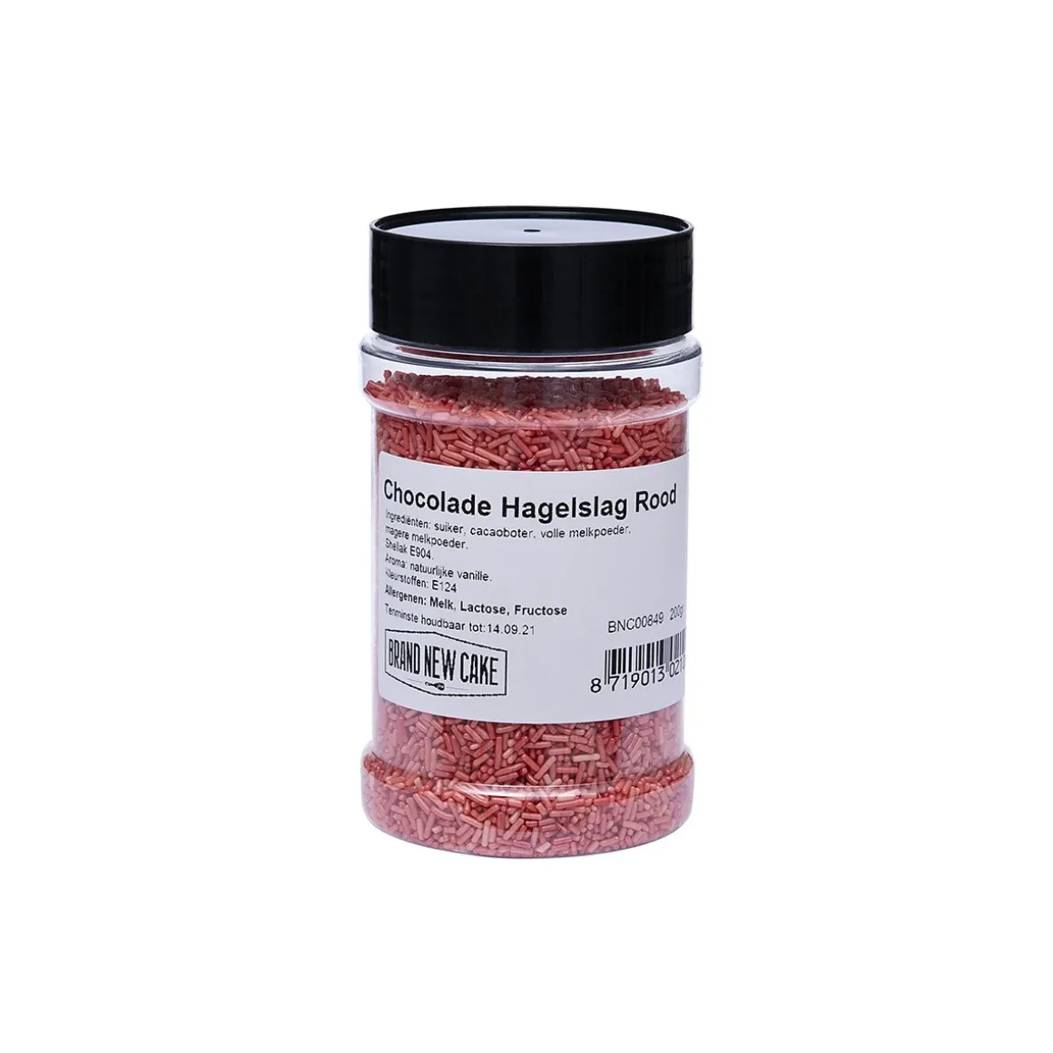 BrandNewCake Chocolade Hagelslag Rood 200g