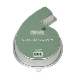 BrandNewCake Cijfer Bakvorm #6