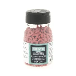 BrandNewCake Confetti Open Hartjes Rood 50gr.