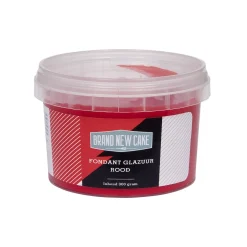 BrandNewCake Fondant Glazuur Rood 300g