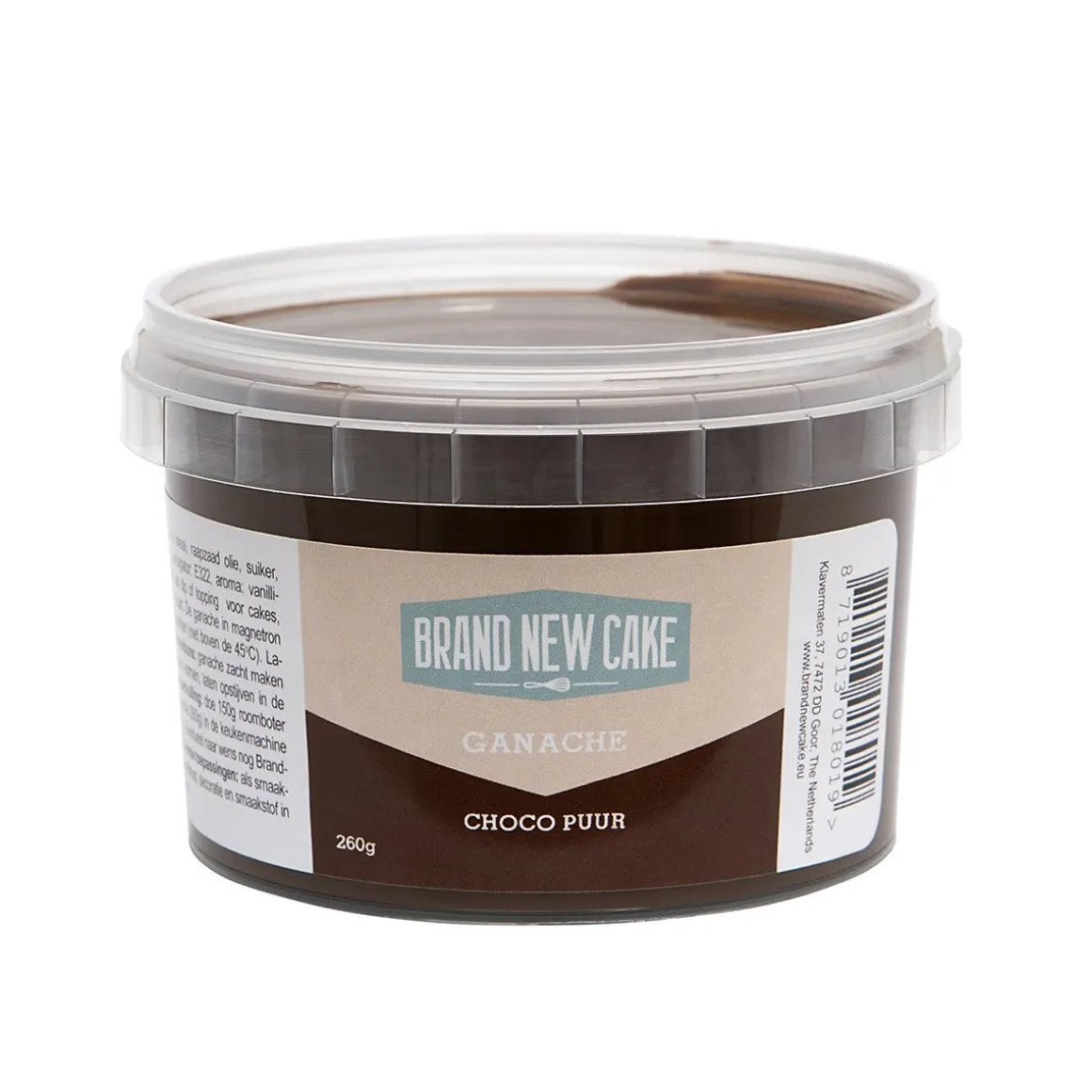 BrandNewCake Ganache Choco Puur 260g