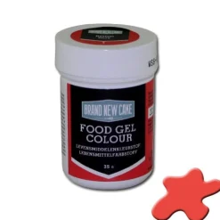 BrandNewCake Kleurstof Gel Rood 35gr