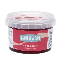 BrandNewCake Mirror Glaze Glitter Rood 300g