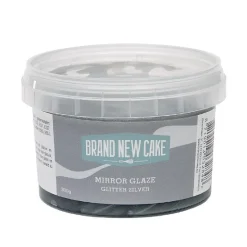 BrandNewCake Mirror Glaze Glitter Zilver 300g