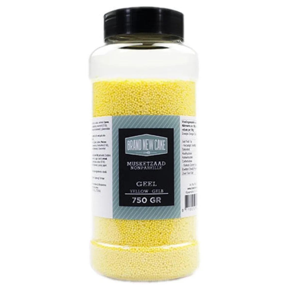 BrandNewCake Musketzaad Geel 750gr.