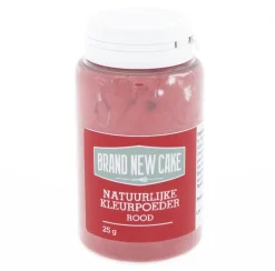 BrandNewCake Natuurlijke Kleurpoeder Rood 25g (vette massa)