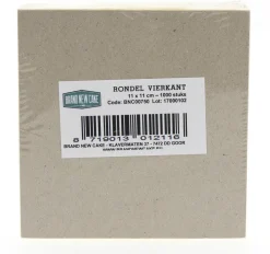 BrandNewCake Rondel Vierkant 11x11cm 1000 stuks