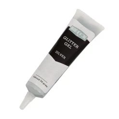 BrandNewCake Schrijftube Glittergel Zilver 34g
