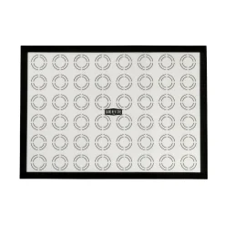 BrandNewCake Siliconen Bakmat met Macaronverdeling 42x30cm
