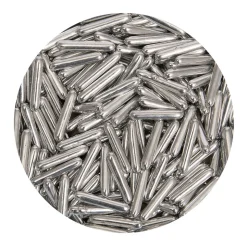 BrandNewCake Sugar Rods Metallic Zilver 80gr.