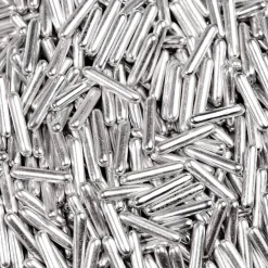 BrandNewCake Sugar Rods Metallic Zilver 80gr.