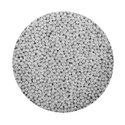 BrandNewCake Suikerparels Metallic Zilver 4mm 750gr.