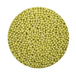 BrandNewCake Suikerparels Metallic Goud 4mm 80gr.
