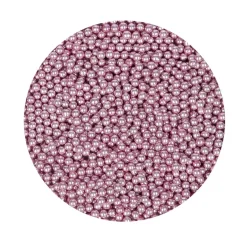 BrandNewCake Suikerparels Metallic Roze 4mm 80gr.